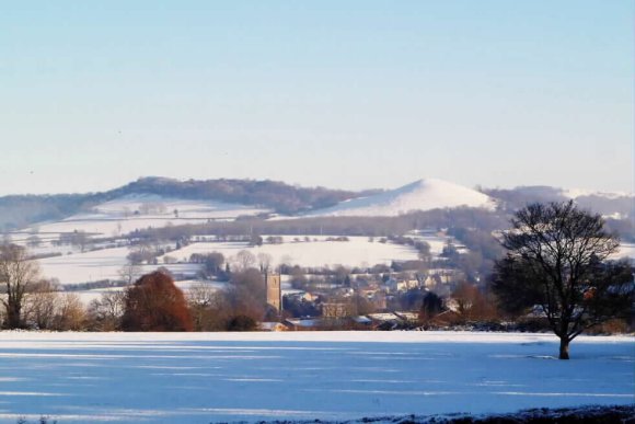 Cam Peak & St Georges Church by John Wilkes